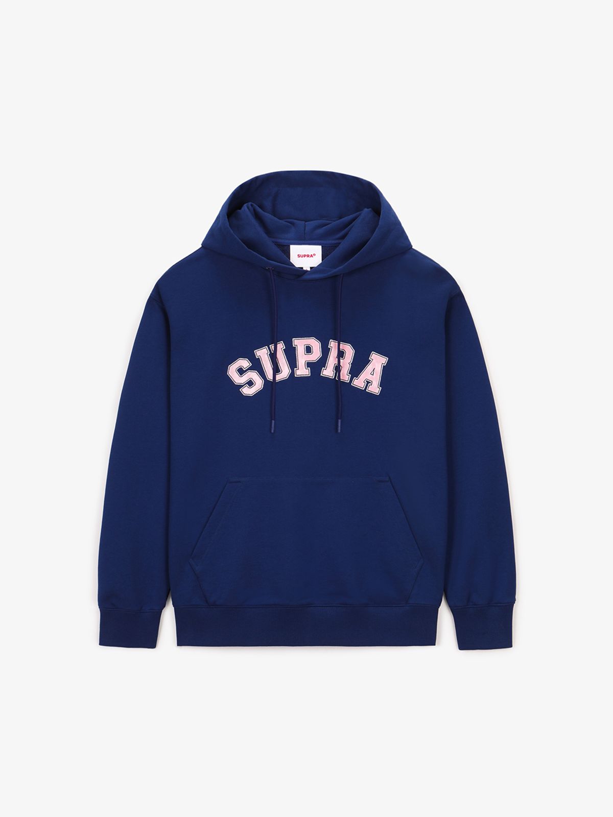 수프라(SUPRA) 바시티 아치로고 후드(NAVY)