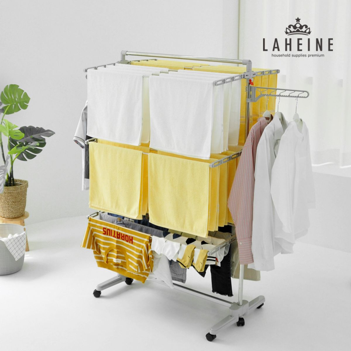 라헨느(LAHEINE) 더 퀸 특대형 빨래건조대 3type