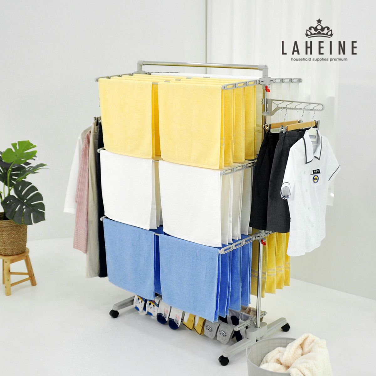 라헨느(LAHEINE) 더 퀸 특대형 빨래건조대 3type