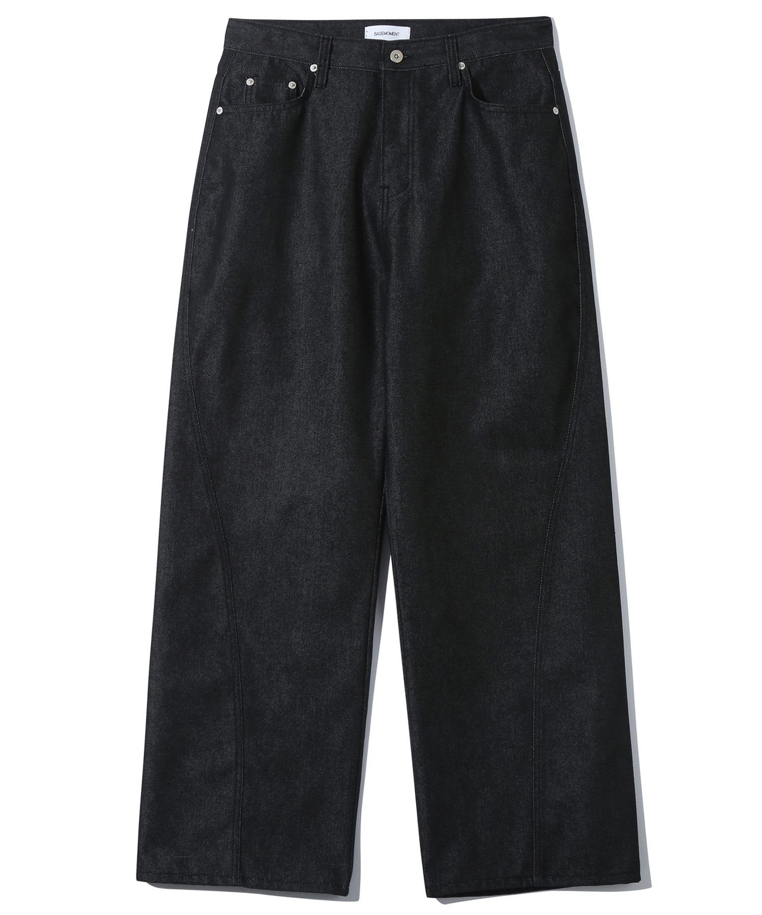 ★MUSINSA STANDARD★ Big wide denim pants black MMDNP520-BK MUSINSA | MUSINSA STANDARD Big Wide Denim Pants [Deep Indigo]