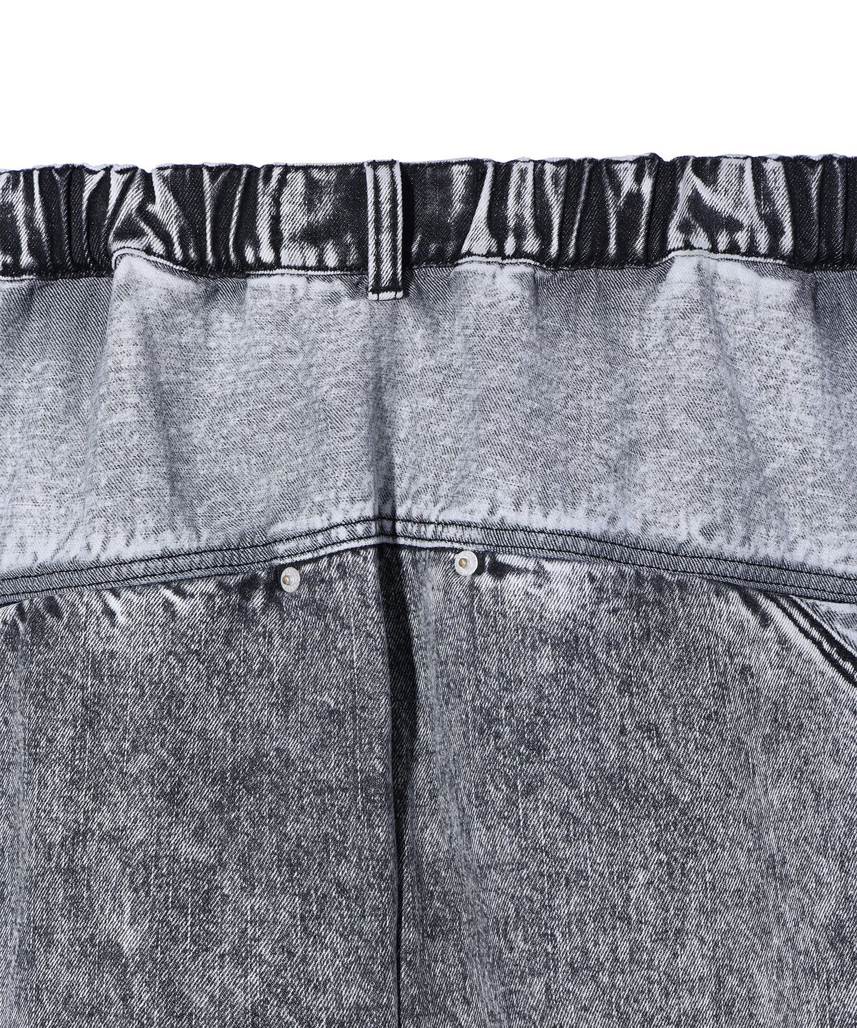 크리틱(CRITIC) COLOR BLOCK DENIM PANTS LIGHT GREY