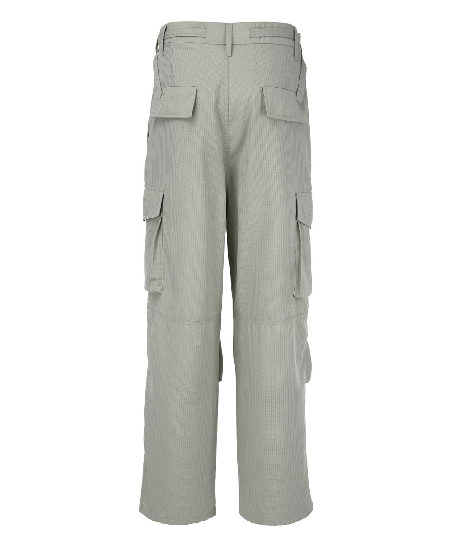 MUSINSA | IL CORSO Ripstop pleated cargo pants light gray
