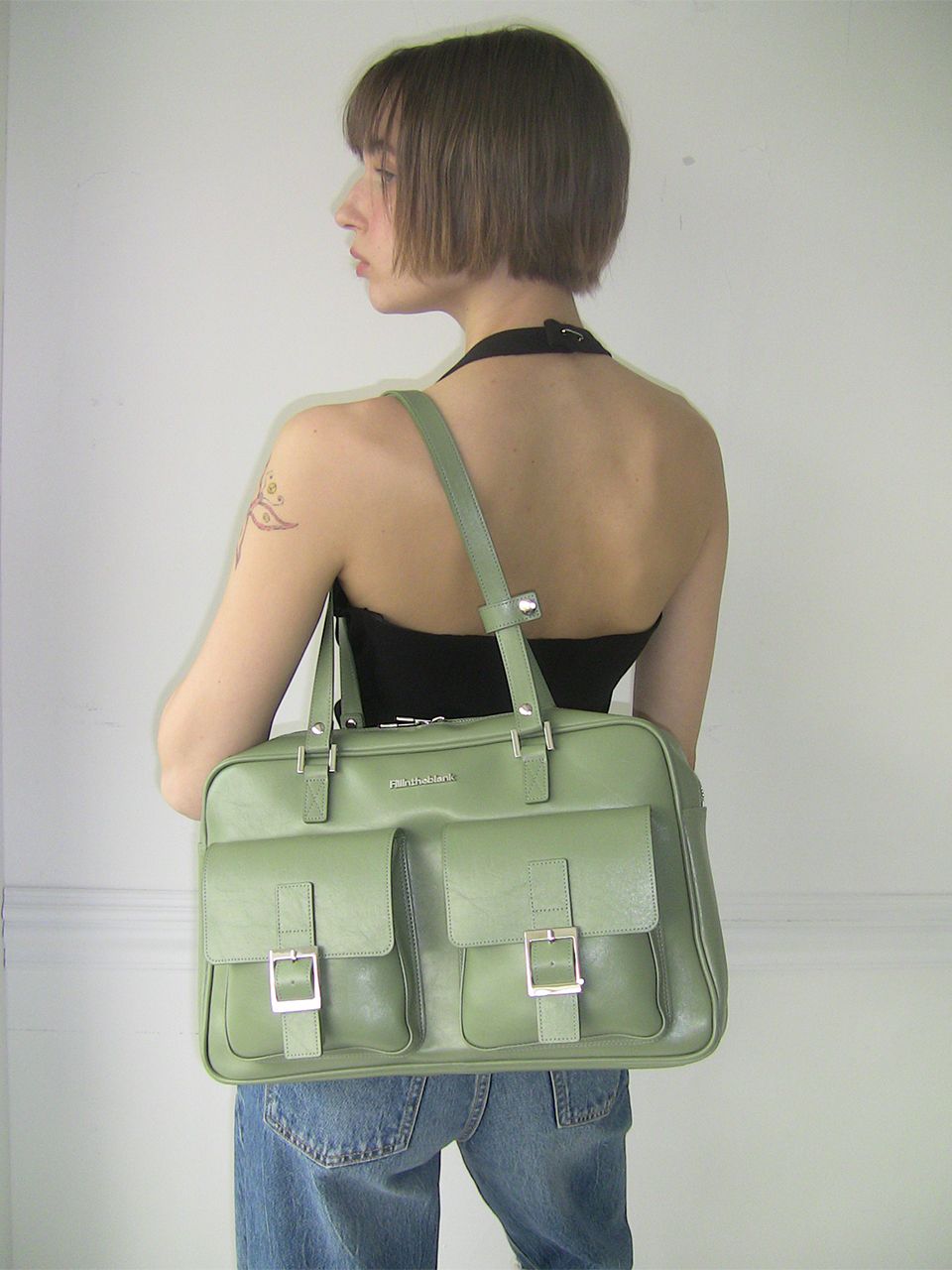 MUSINSA | FILLINTHEBLANK PK Shoulder Bag (mint)