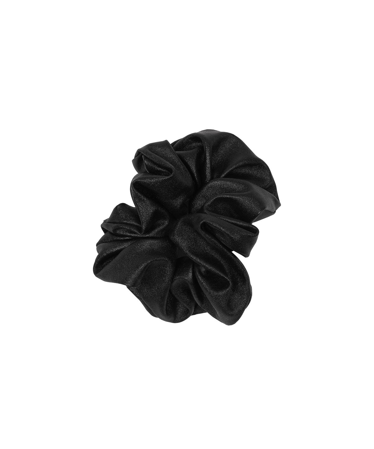 라티젠(LARTIGENT) L9 FOIL SCRUNCHIE RING SET(BLACK)