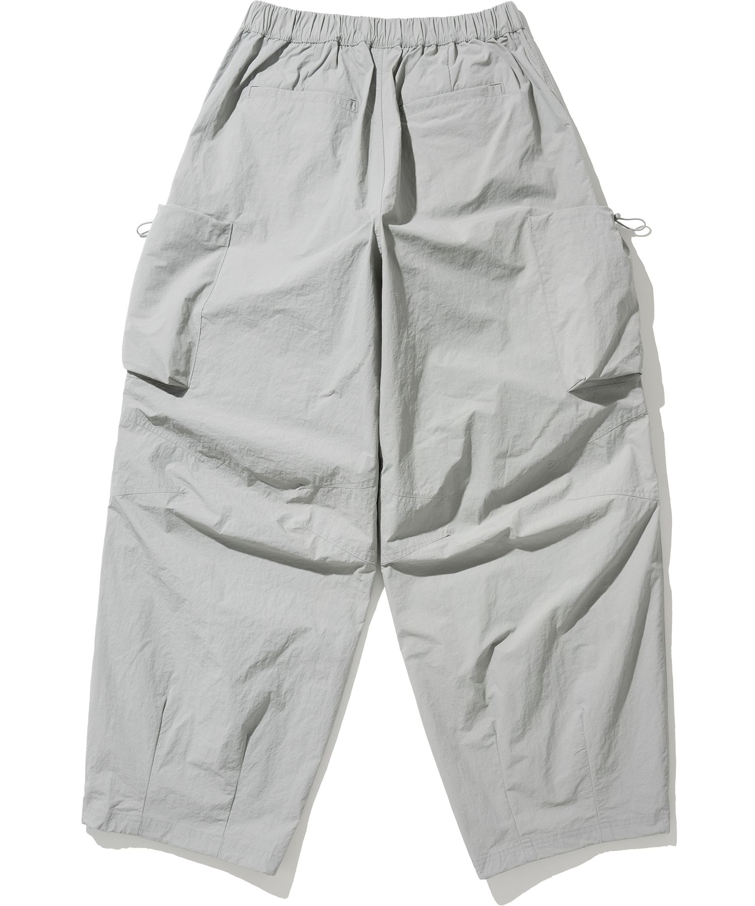 MUSINSA | NOT4NERD Nylon Big Pocket Parachute Pants - Light Gray