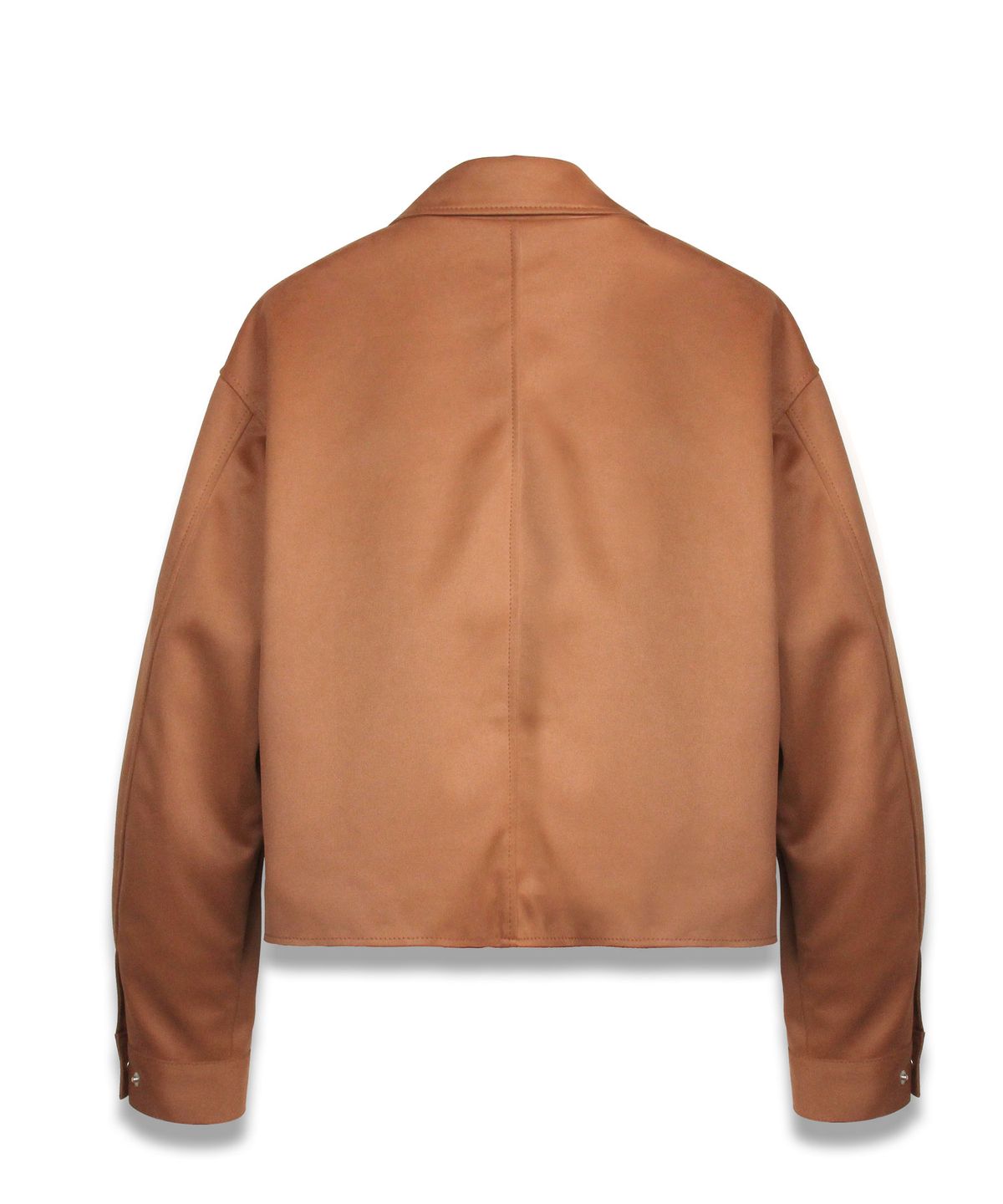 도프셉(DOFFSEPT) Vegan Leather Suede Crop Single in Camel