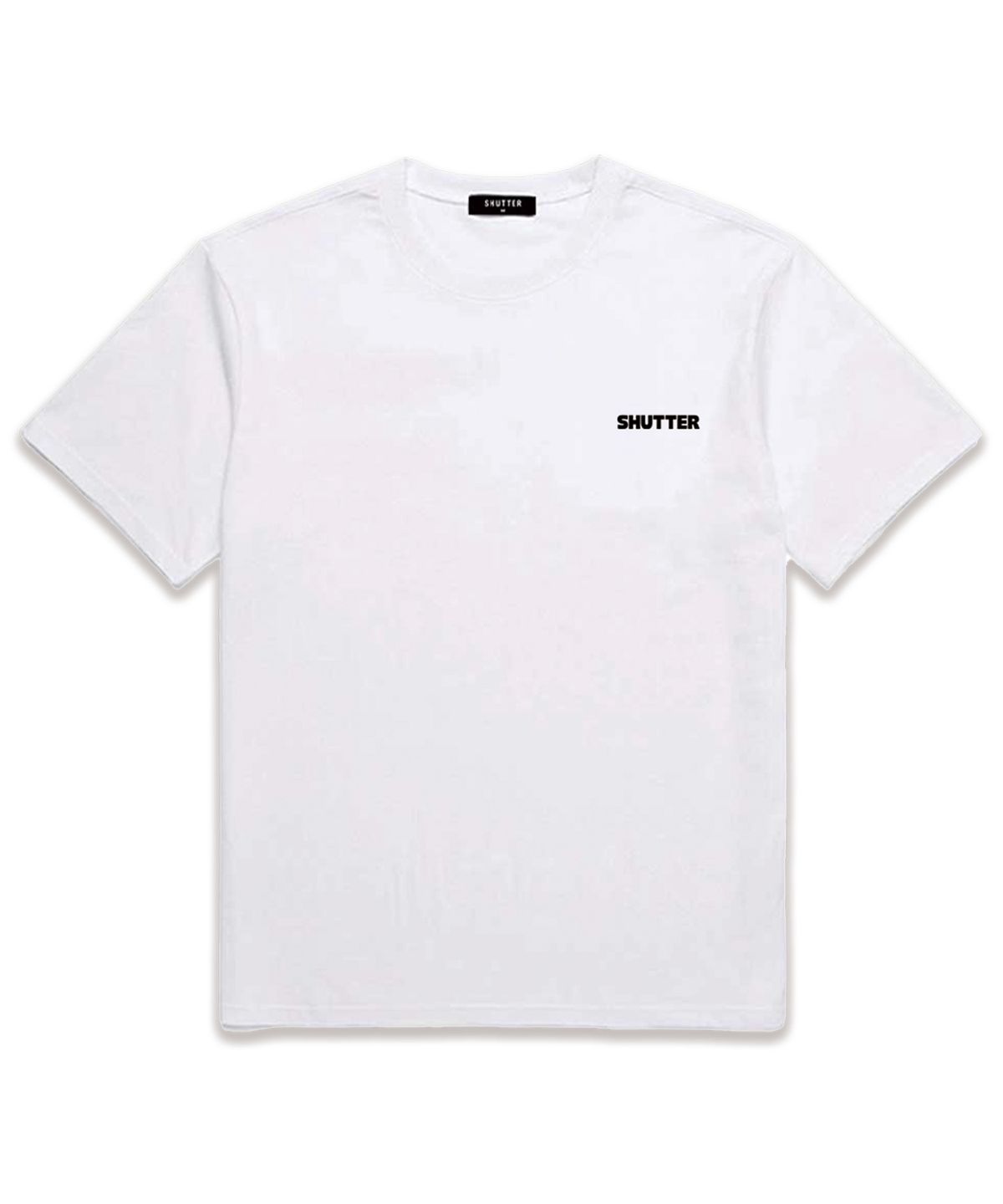 셔터(SHUTTER) BELLIS LOGO 오버핏 반팔 티셔츠 (SS019) 화이트