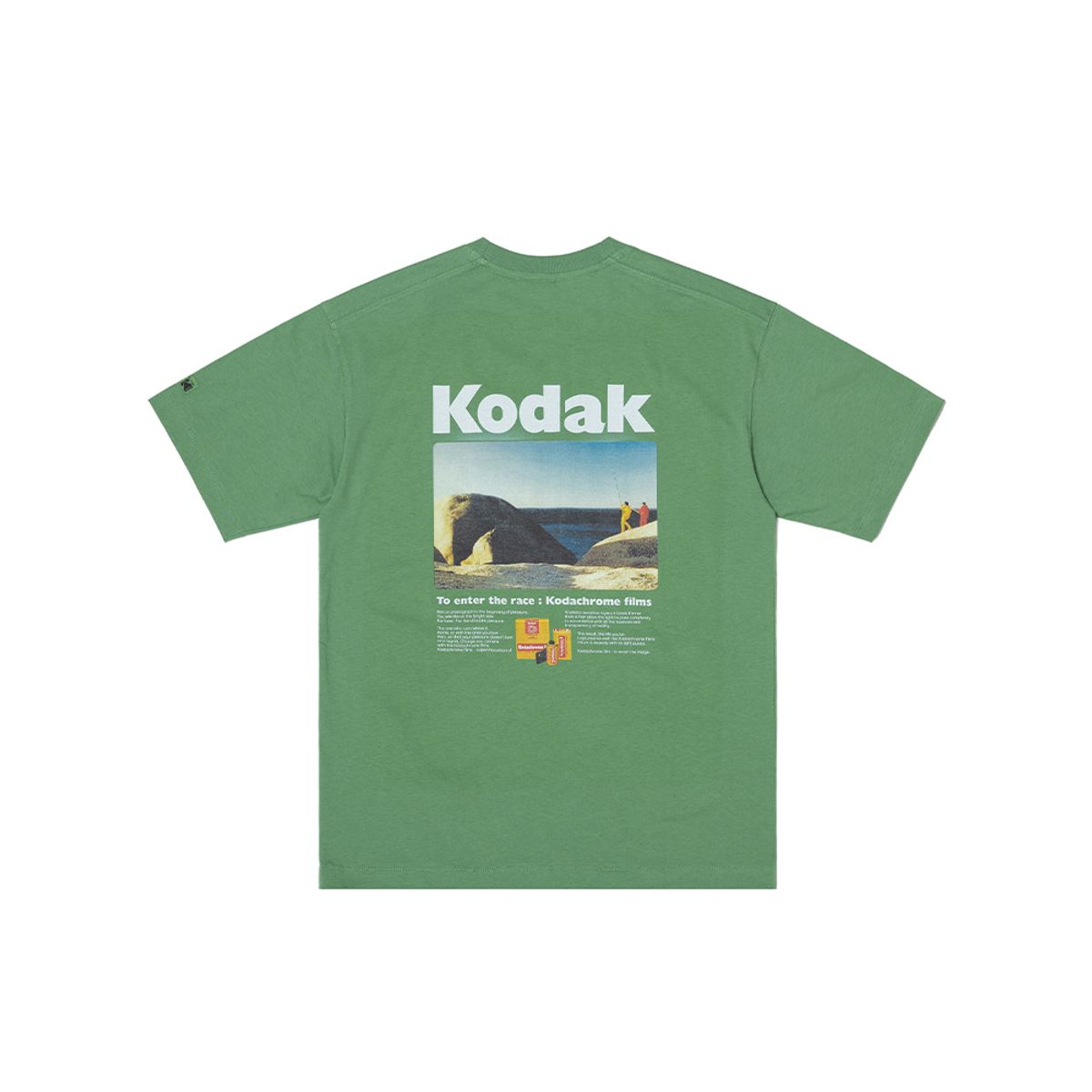 코닥(KODAK) 씨너리 그래픽 반팔티셔츠 KHAKI
