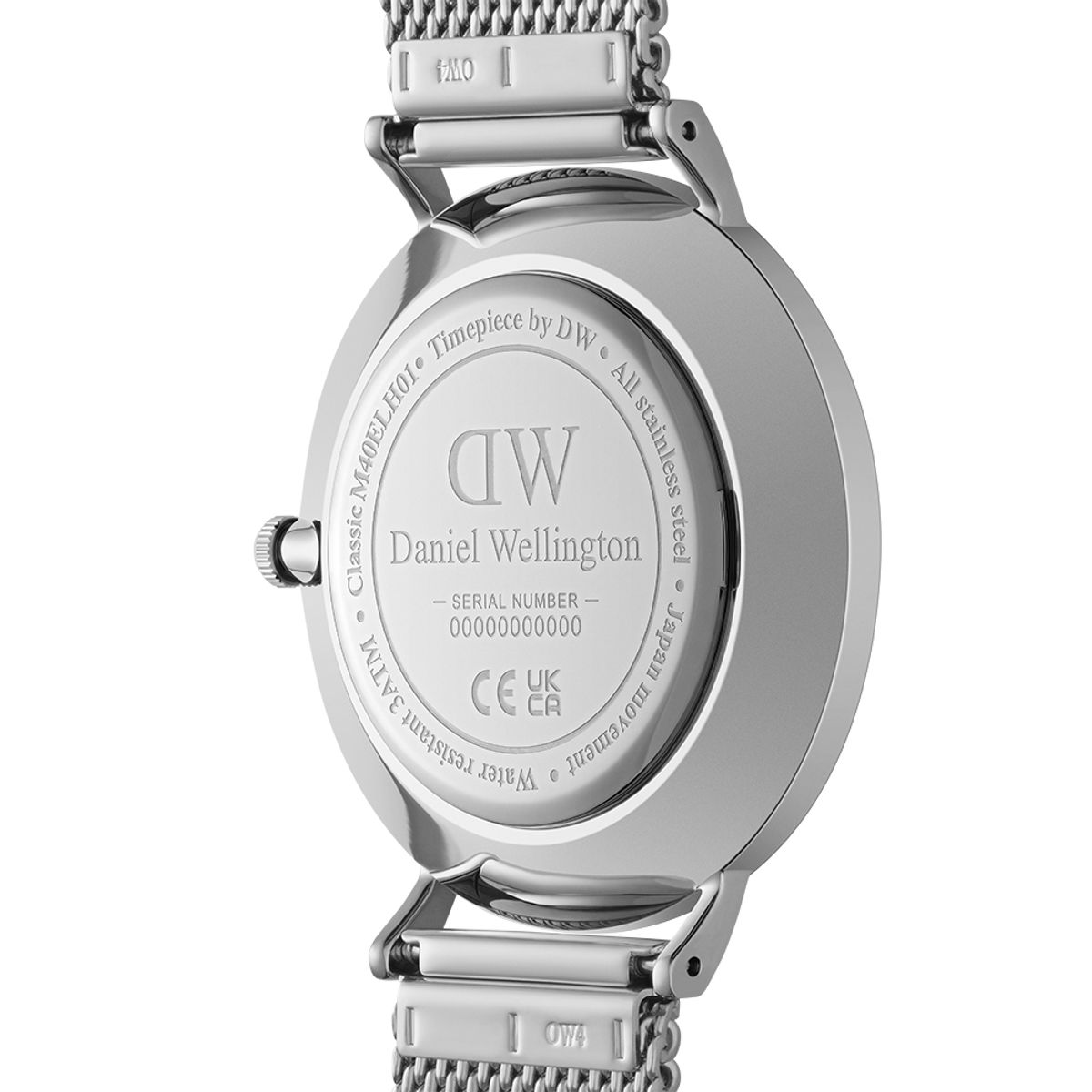 다니엘 웰링턴(DANIEL WELLINGTON) CLASSIC MULTI-EYE MESH ONYX 블랙다이얼 실버메탈시계