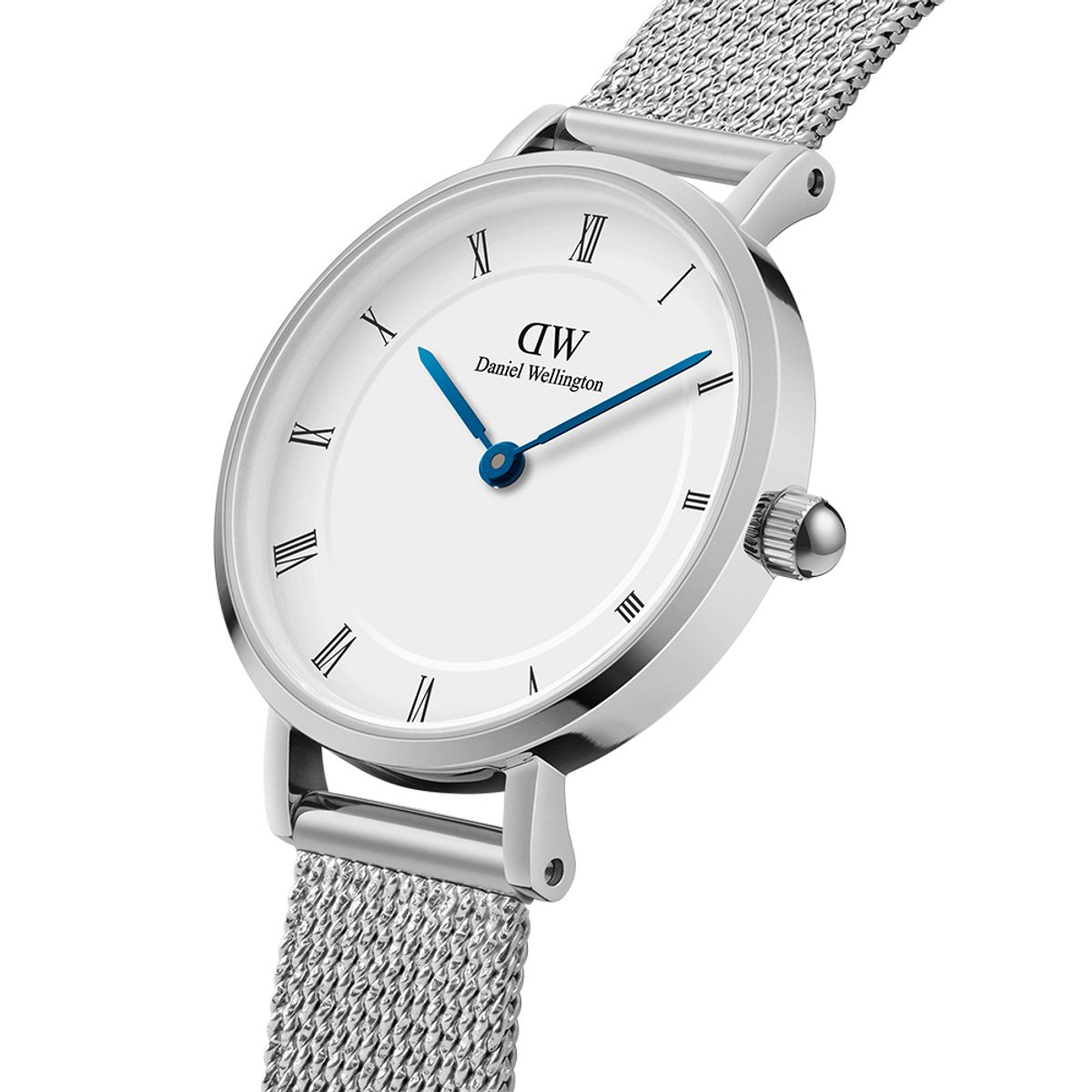 다니엘 웰링턴(DANIEL WELLINGTON) PETITE ROMAN NUMERALS STERLING 실버스트랩 여자메탈시계