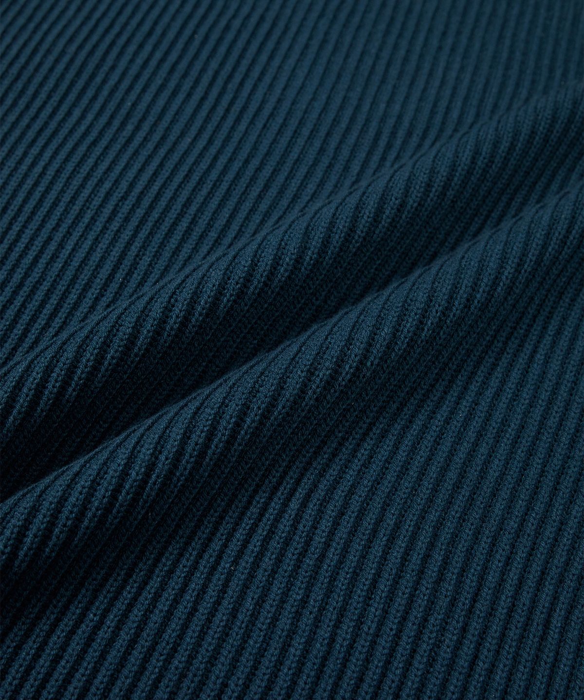 웨스트 그랜드 블러바드(WEST GRAND BOULEVARD) 프렌치 오버사이즈 래글런 리브드 코튼 니트 TEAL GREEN