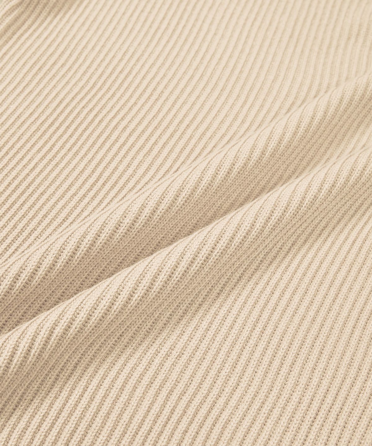 웨스트 그랜드 블러바드(WEST GRAND BOULEVARD) 프렌치 오버사이즈 래글런 리브드 코튼 니트 BEIGE