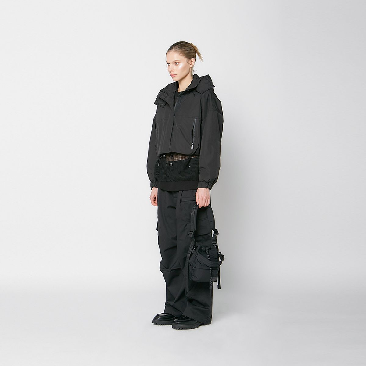 스위치(SWEETCH) CITY BOYS BUCKET BAG 002 S Stone Grey