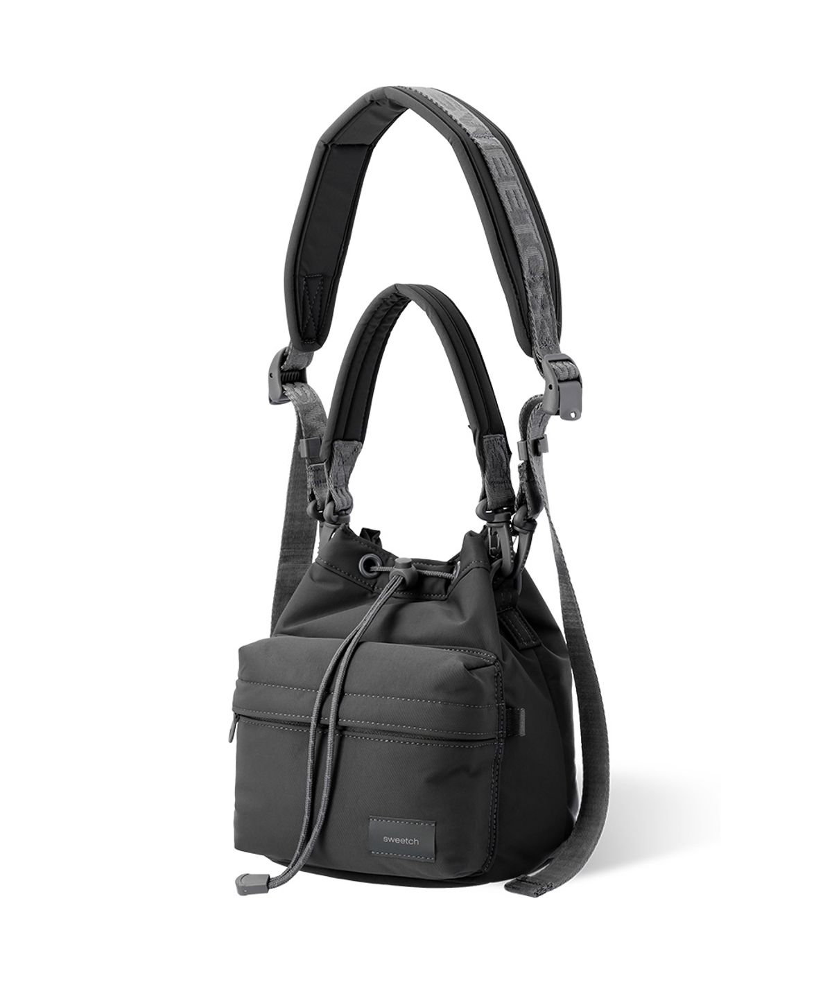 스위치(SWEETCH) CITY BOYS BUCKET BAG 002 S Stone Grey