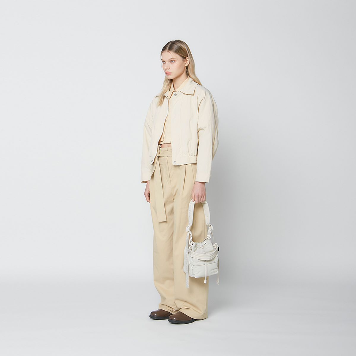 스위치(SWEETCH) CITY BOYS BUCKET BAG 002 S Cream