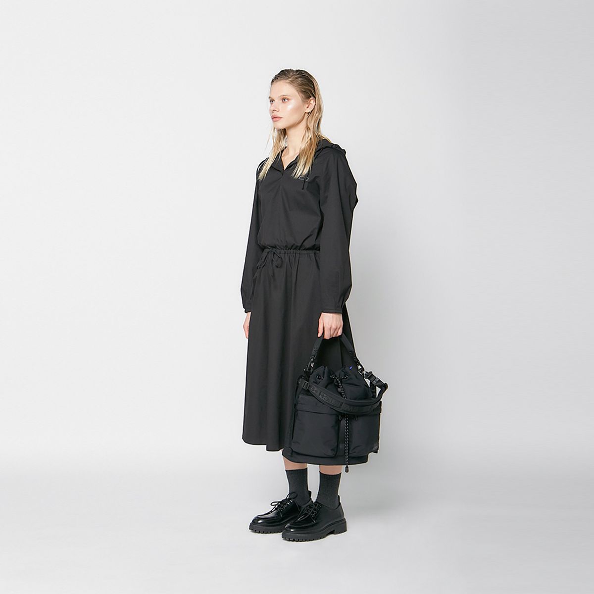 스위치(SWEETCH) CITY BOYS BUCKET BAG 002 M Black