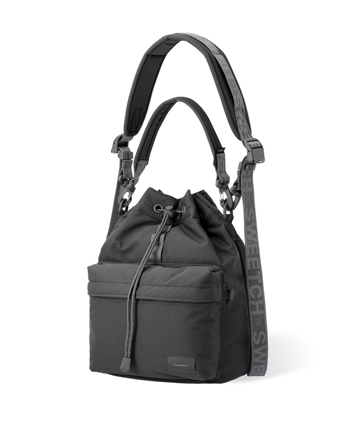 스위치(SWEETCH) CITY BOYS BUCKET BAG 002 M Stone Grey