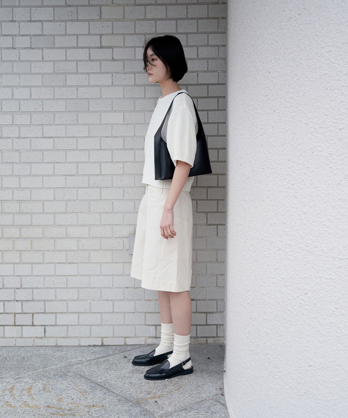 키에레이(CHIELEI) SLING BACK LOAFER  [C3S05 BK]