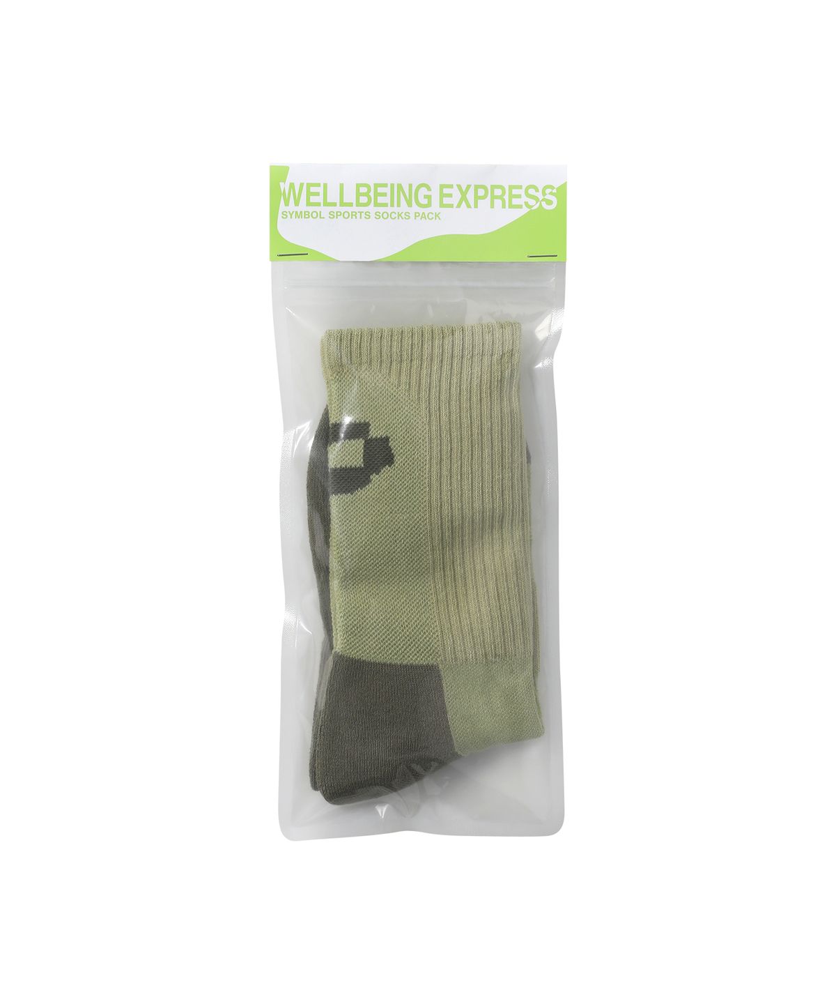 웰빙익스프레스(WELLBEING EXPRESS) Symbol Sports Socks Light Green