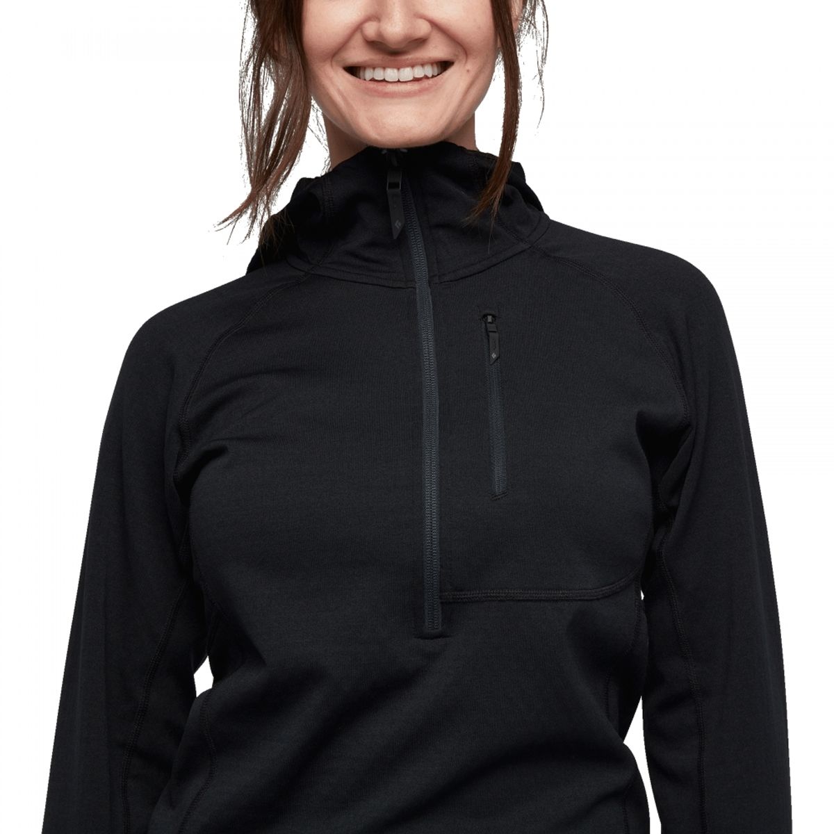 블랙다이아몬드(BLACK DIAMOND) 코이피션트 1/4 짚 후디 WOMENS /NAWAP752432