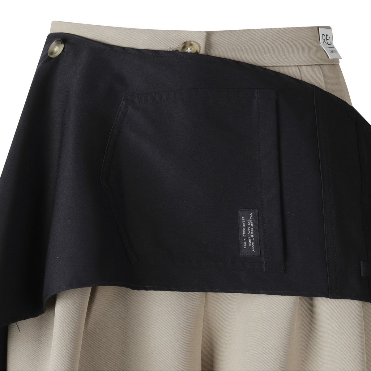 래코드(RECODE) Patch Detail Wide Pants_RQPAS24541BEX