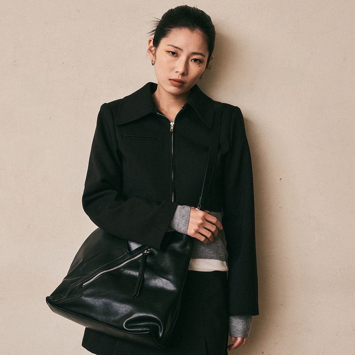 에이앤레이(AEIREI) AR_Side zipper shoulder bag
