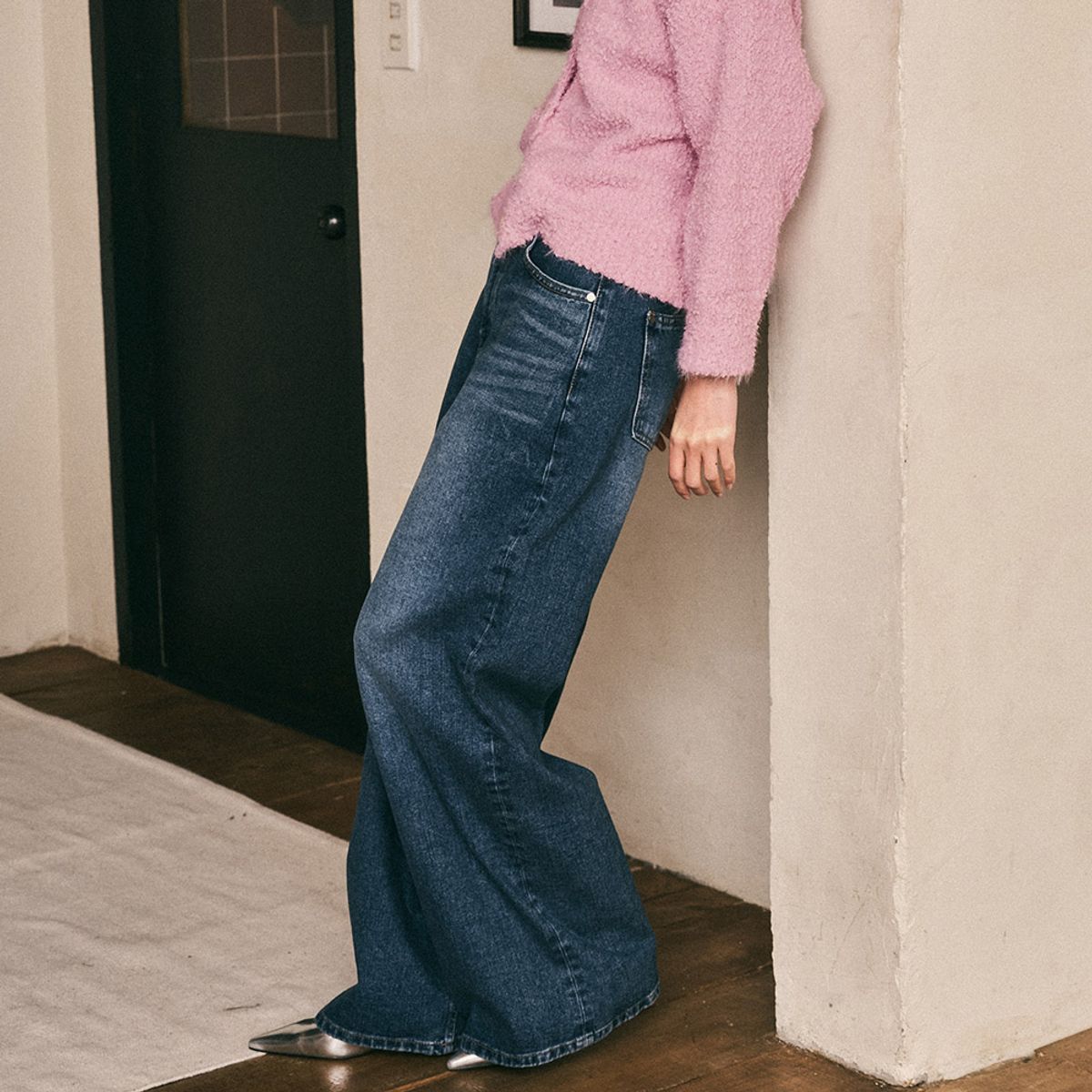 에이앤레이(AEIREI) AR_Semi wide washed pants