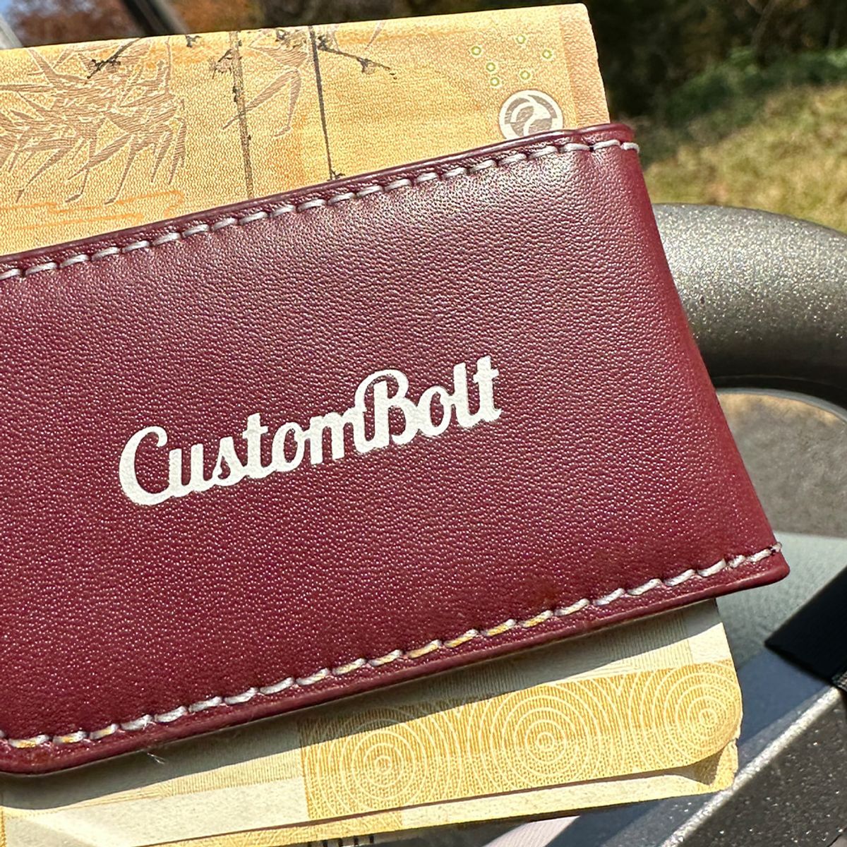 커스텀볼트(CUSTOMBOLT) 머니클립 와인