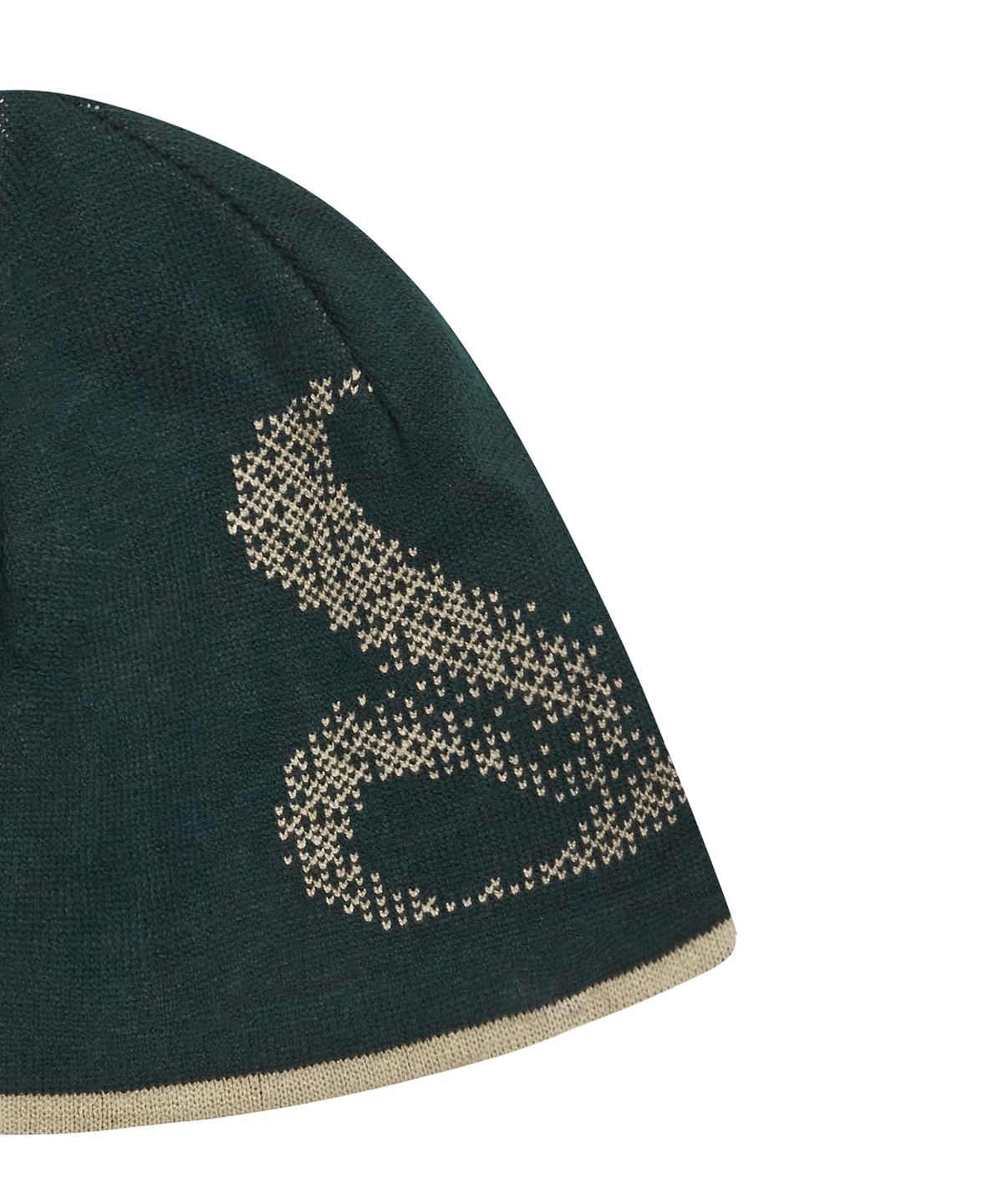 러브이즈트루(LUVISTRUE) CURVED L BEANIE(GREEN)