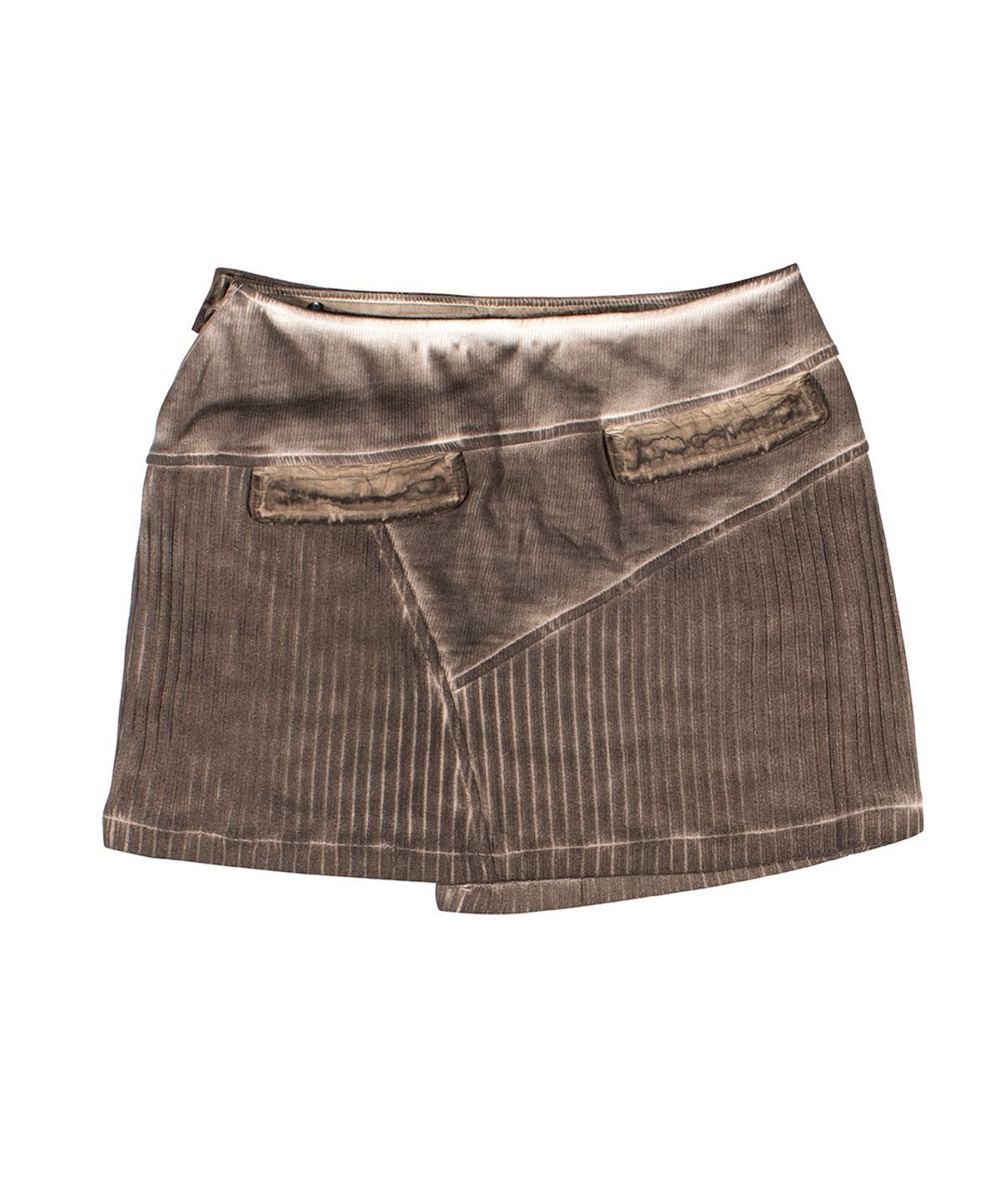 그레일즈(GRAILZ) LUNAR KNIT BIKER SKIRT [BEIGE]