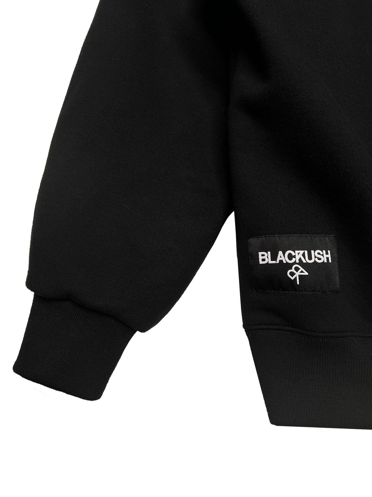 블랙크러쉬(BLACRUSH) [Unisex] Clover Logo Hoodie