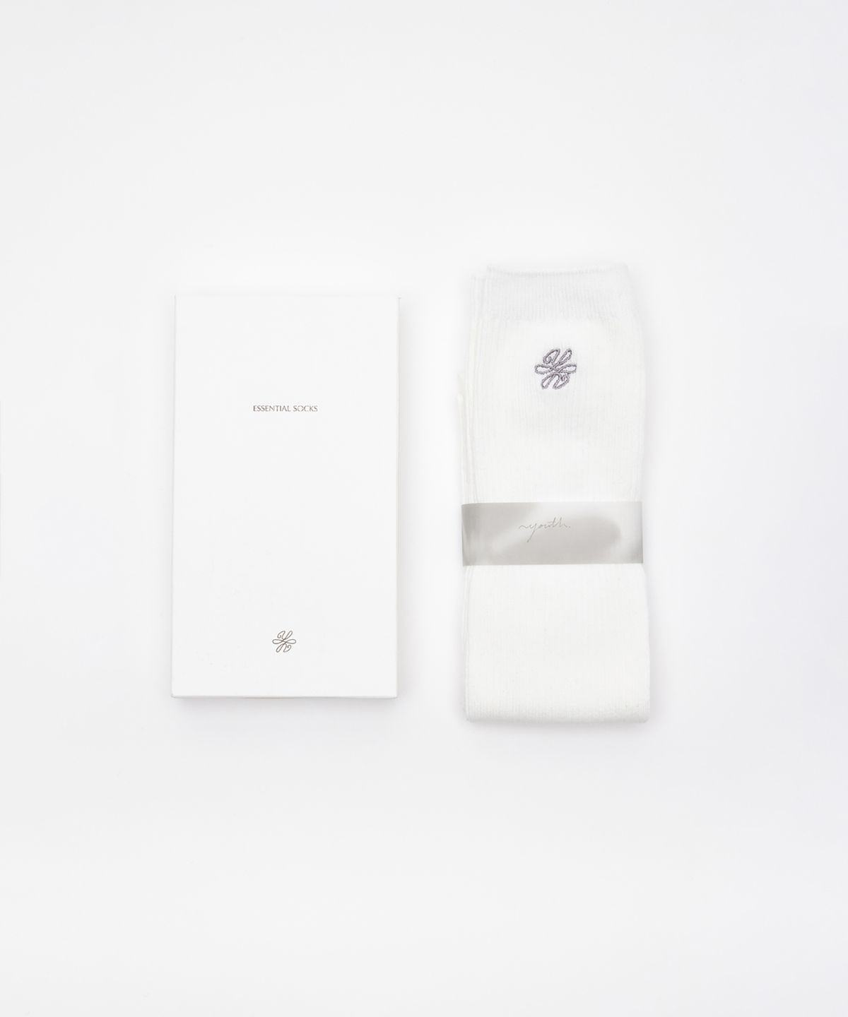유스(YOUTH) Essential Socks (Long) - White