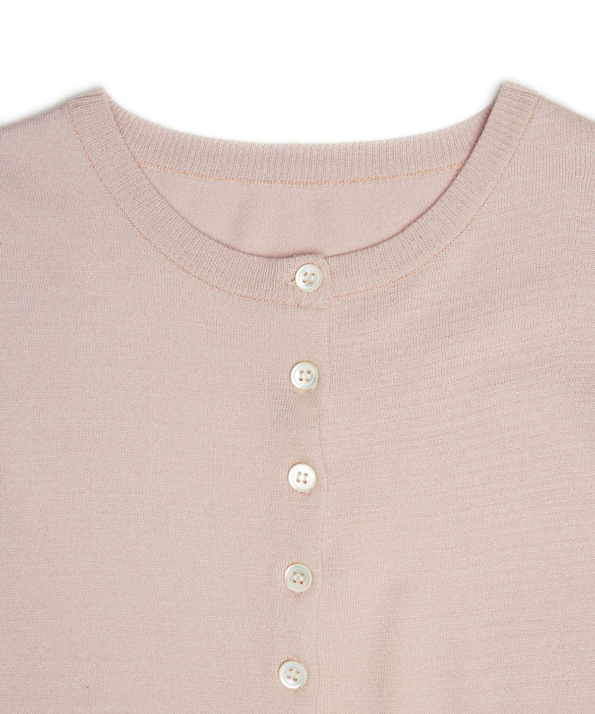 유스(YOUTH) Buttoned Knit Cardigan - Pink