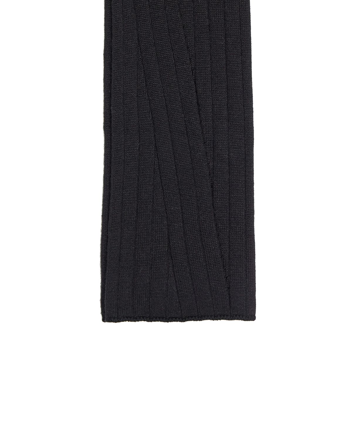 유스(YOUTH) Long-Line Knit Shirt - Black