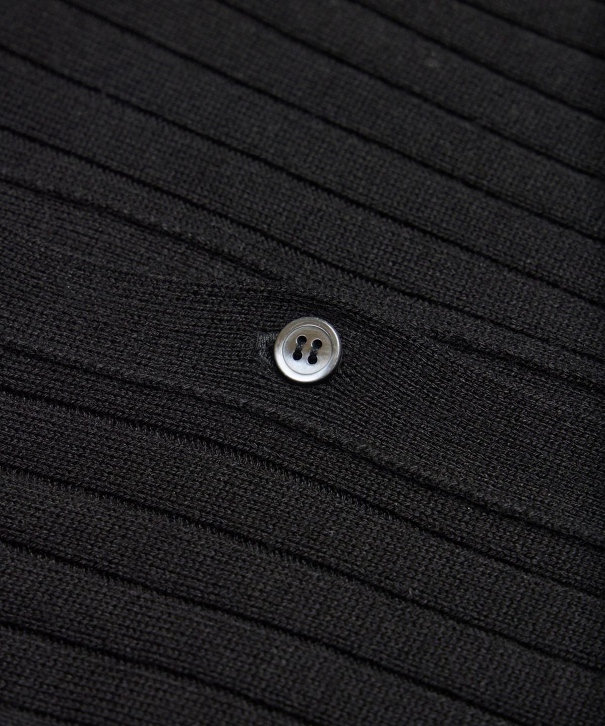유스(YOUTH) Long-Line Knit Shirt - Black