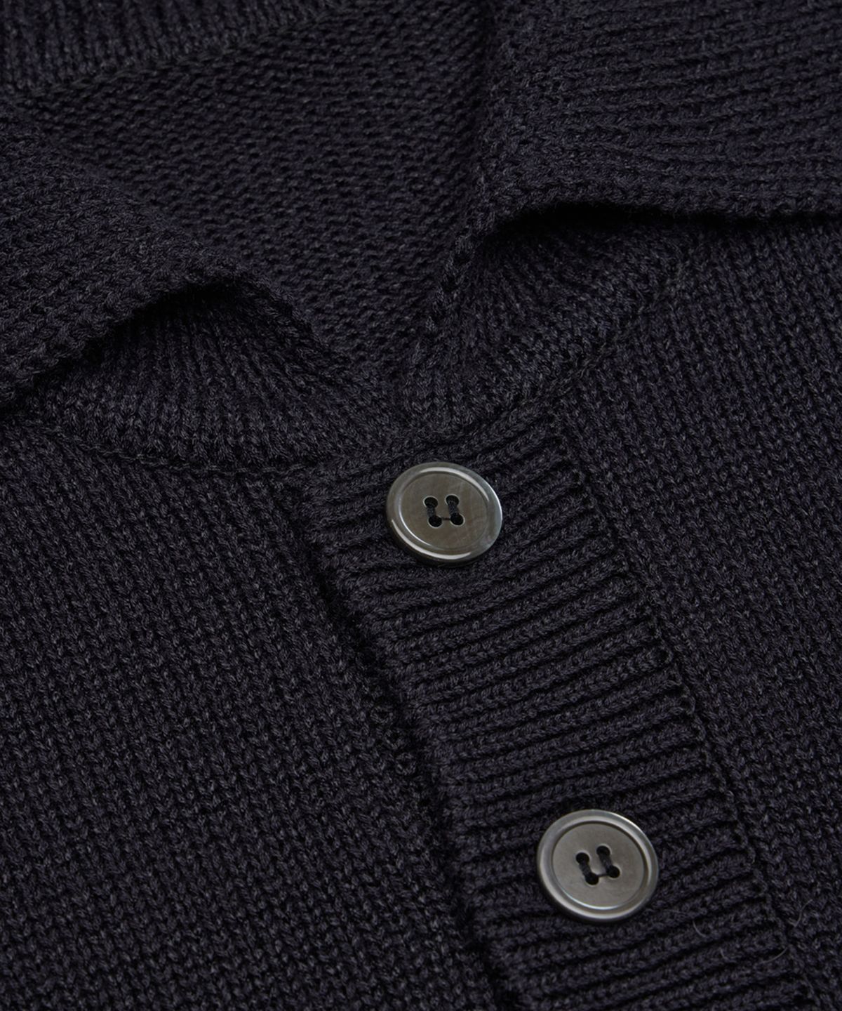 유스(YOUTH) Asymmetric Knit Collar T-Shirt - Black