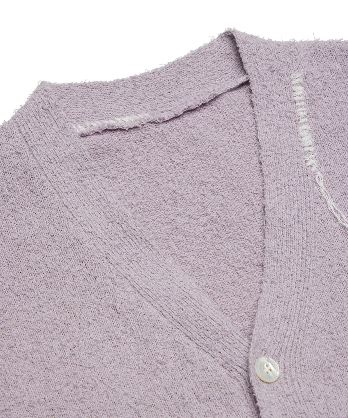 유스(YOUTH) Argyle Hand Stitch Knit - Lavender
