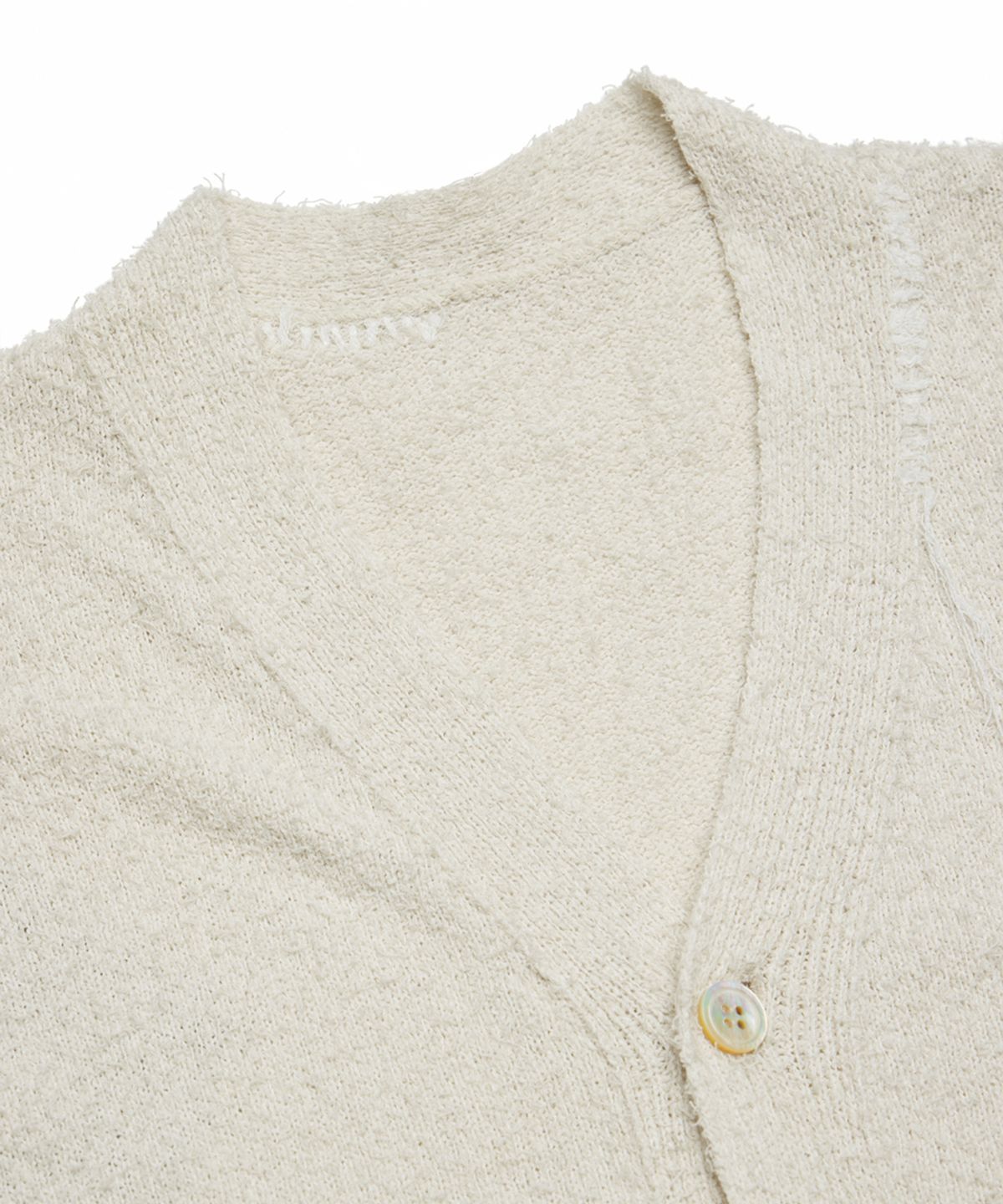 유스(YOUTH) Argyle Hand Stitch Knit - Ivory