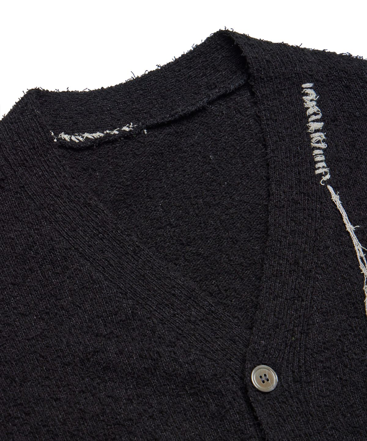 유스(YOUTH) Argyle Hand Stitch Knit - Black