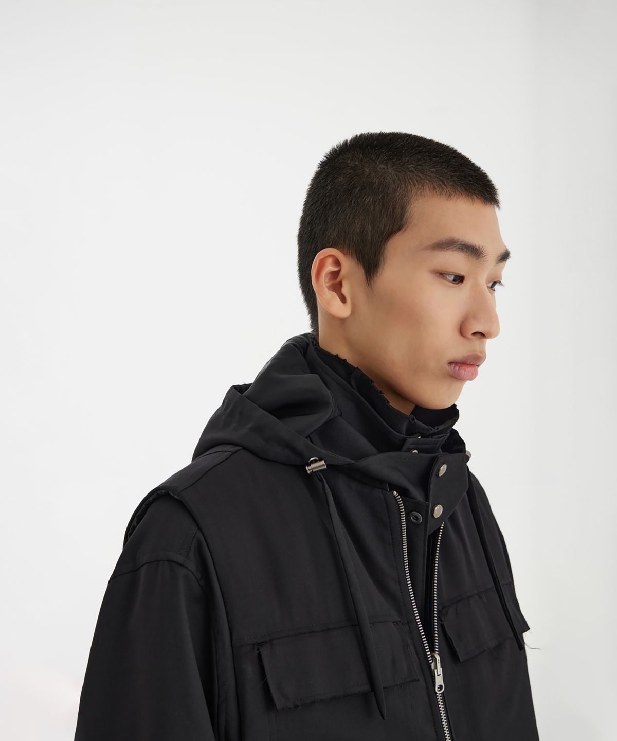 유스(YOUTH) Reversible Vest - Black