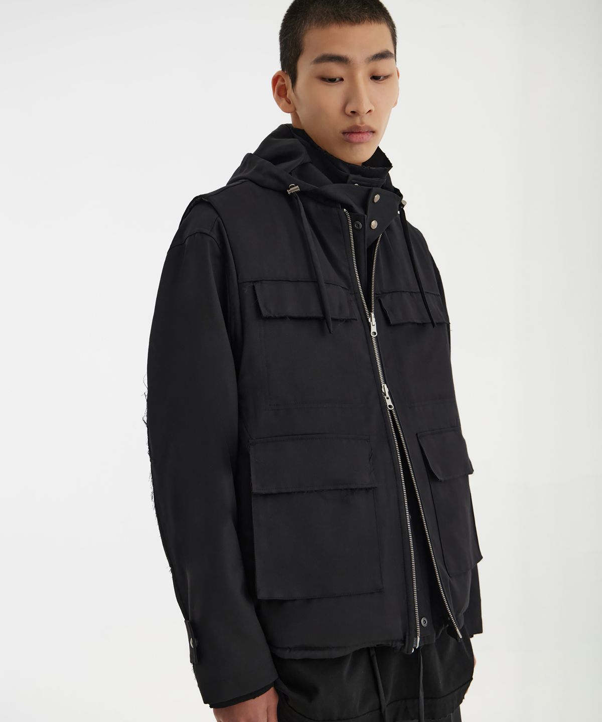 유스(YOUTH) Reversible Vest - Black
