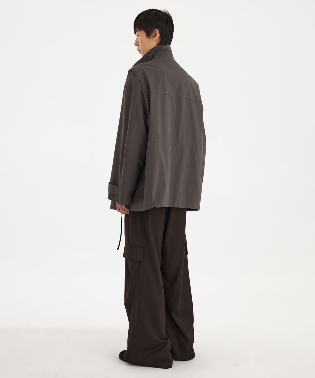 유스(YOUTH) Panel Oversized Field Jacket - Brown