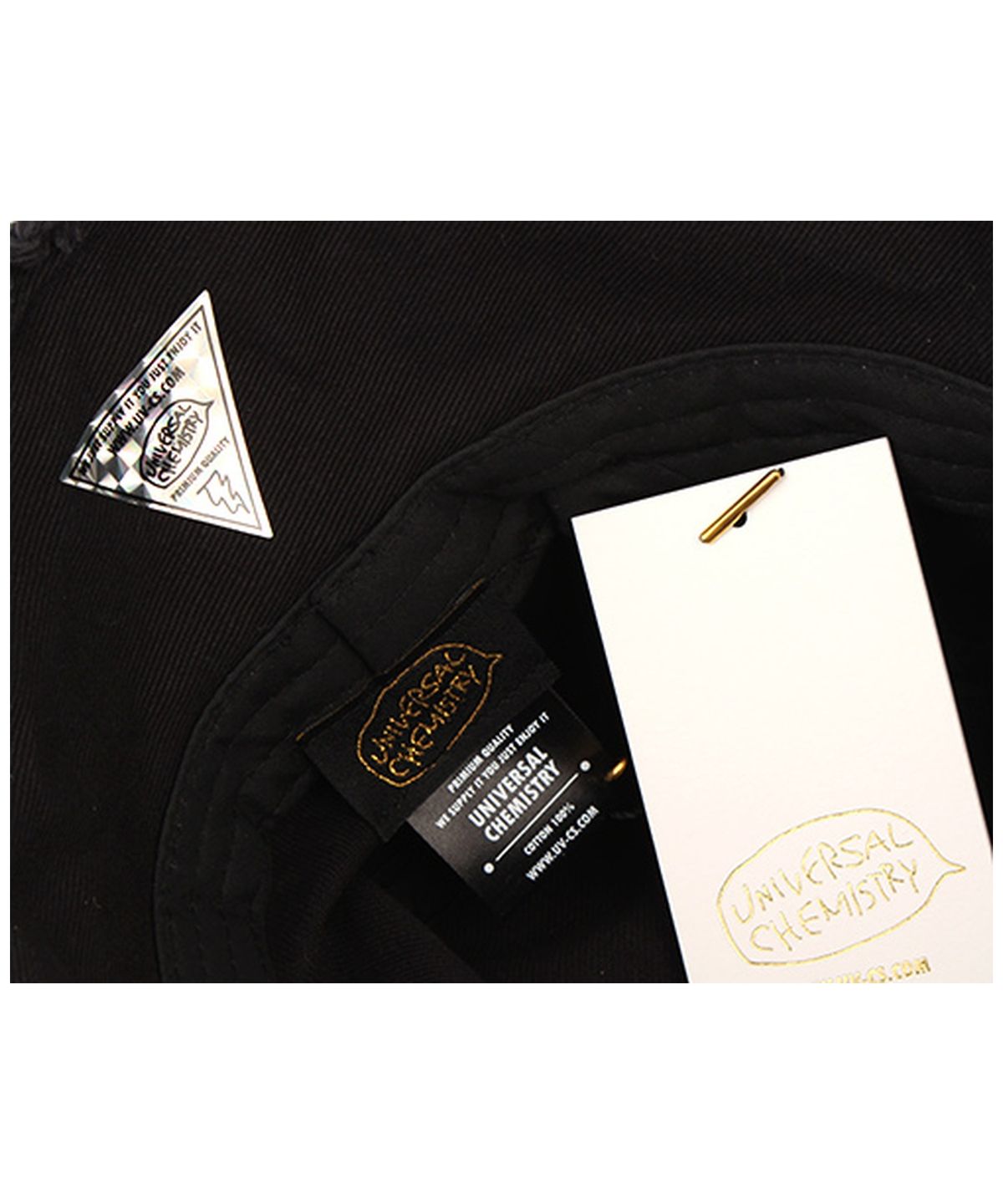 유니버셜 케미스트리(UNIVERSAL CHEMISTRY) Vintage Black Wire Bucket Hat 빈티지버킷햇