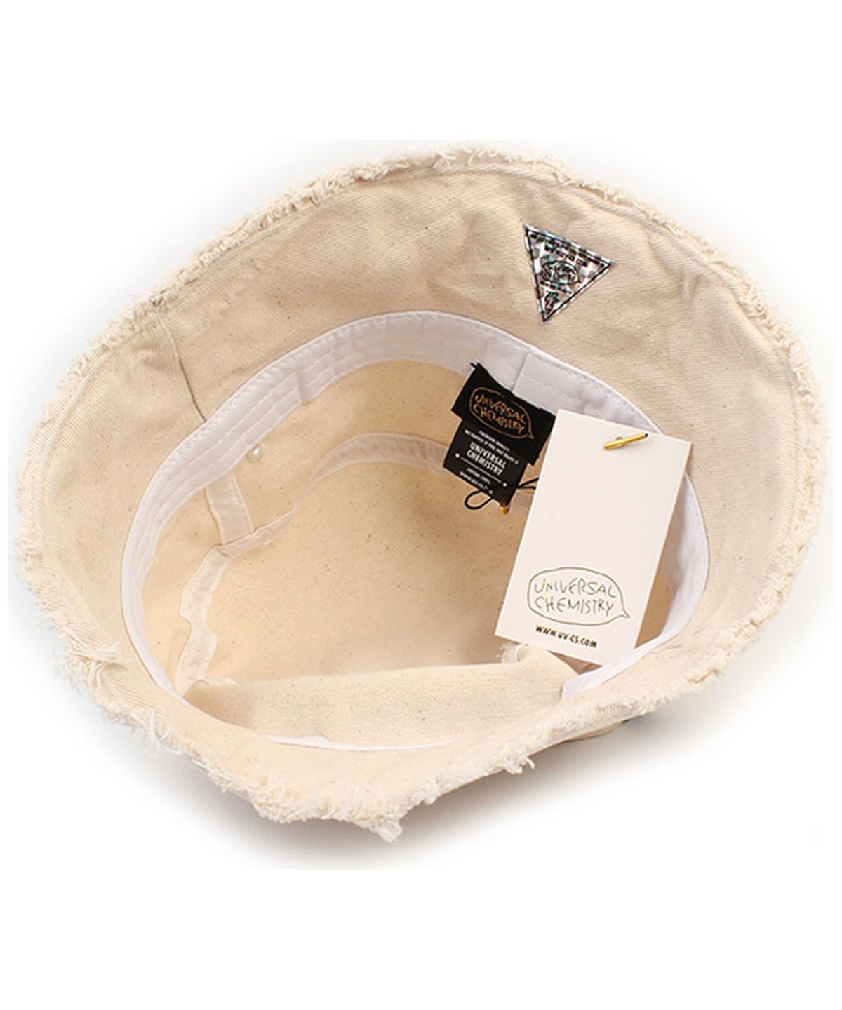 유니버셜 케미스트리(UNIVERSAL CHEMISTRY) Vintage Ivory Wire Bucket Hat 빈티지버킷햇