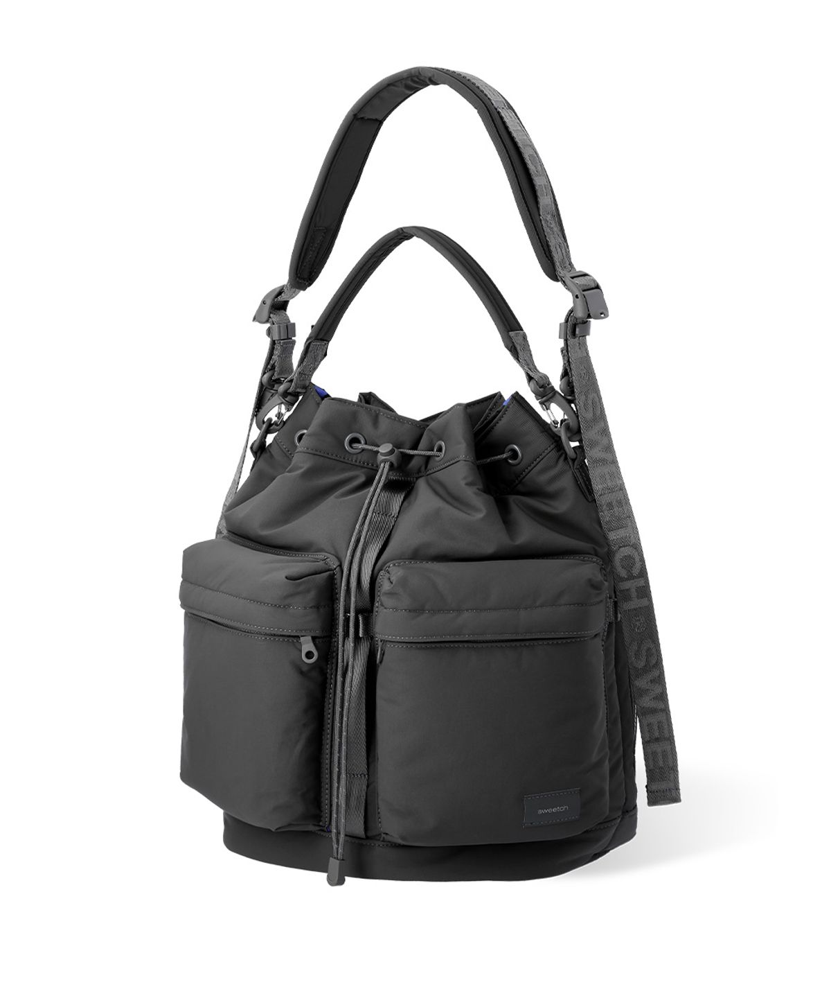 스위치(SWEETCH) CITY BOYS BUCKET BAG 002 L Stone Grey