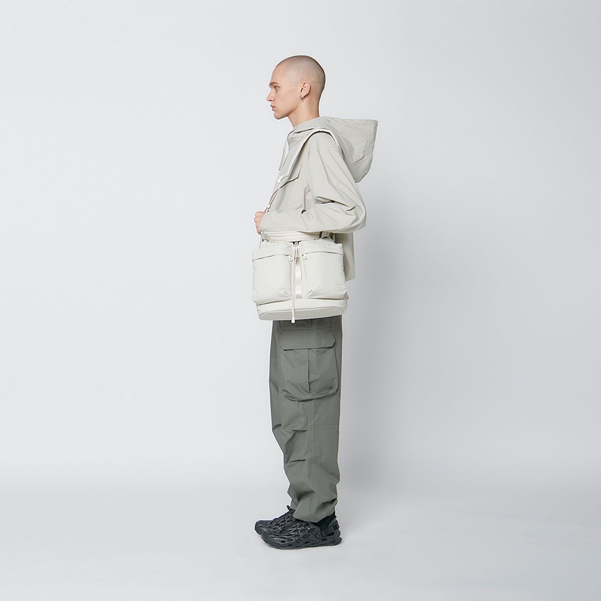 스위치(SWEETCH) CITY BOYS BUCKET BAG 002 L Sand