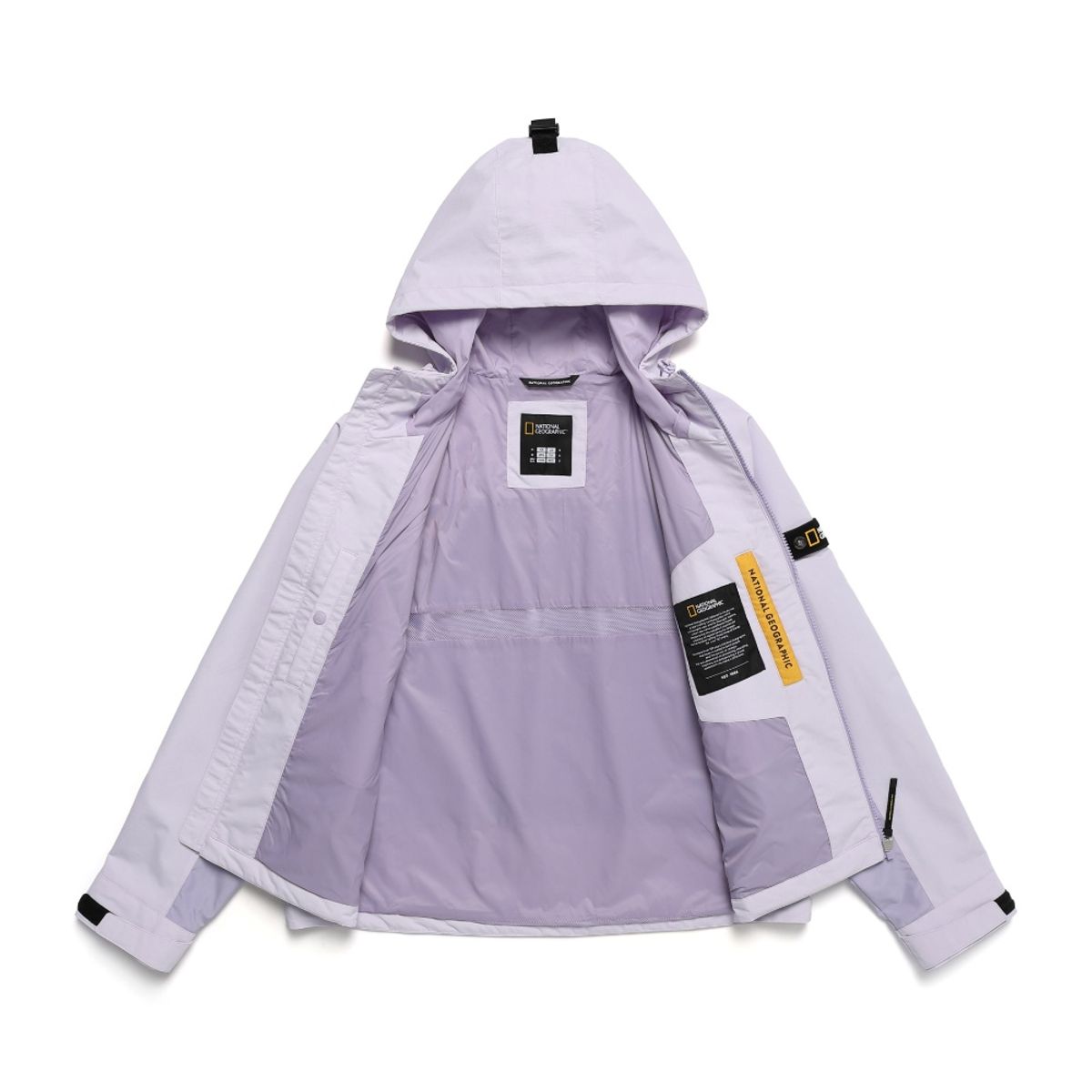내셔널지오그래픽(NATIONALGEOGRAPHIC) N241WJP010 여성 윈드 브레이커 블록킹 점퍼 LAVENDER