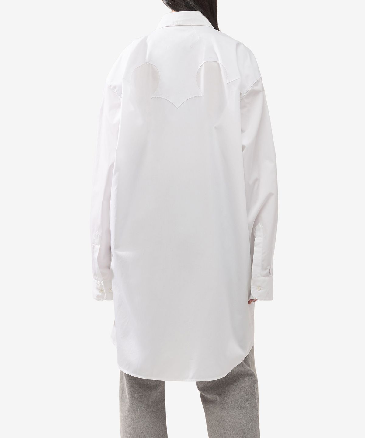 메종 마르지엘라(MAISON MARGIELA) 요크 롱 셔츠 - 옵틱 화이트 / S51DT0014S43001100