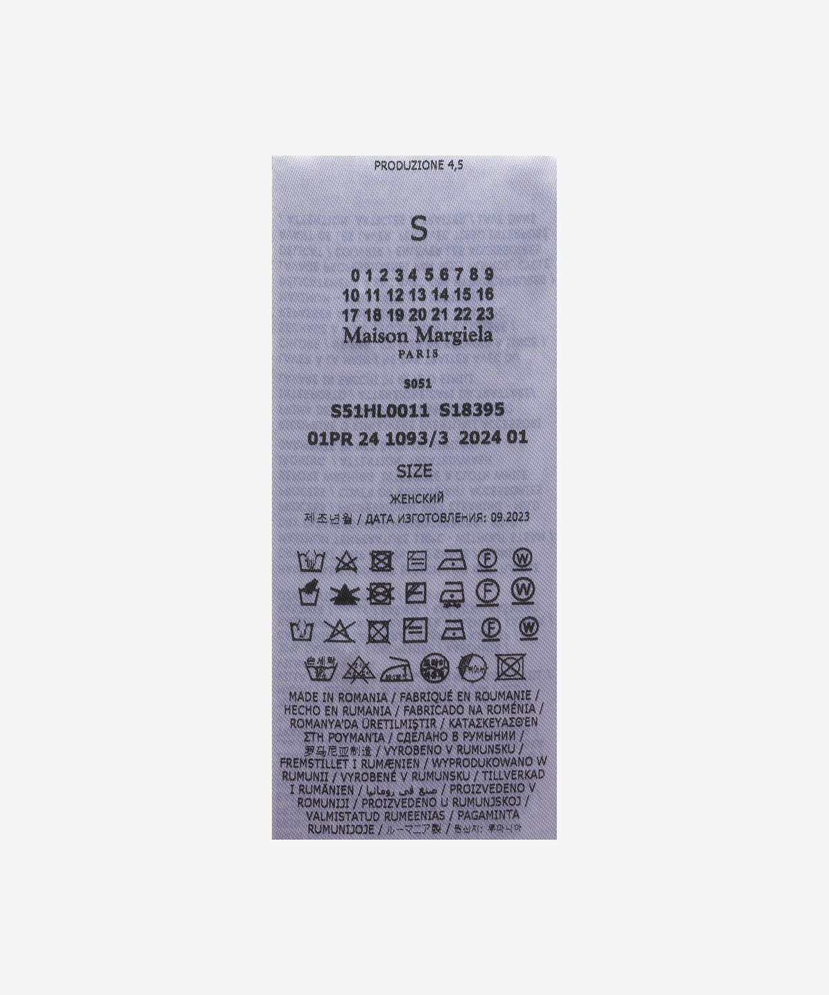 메종 마르지엘라(MAISON MARGIELA) 포켓 디테일 니트 - 차콜 / S51HL0011S18395860M