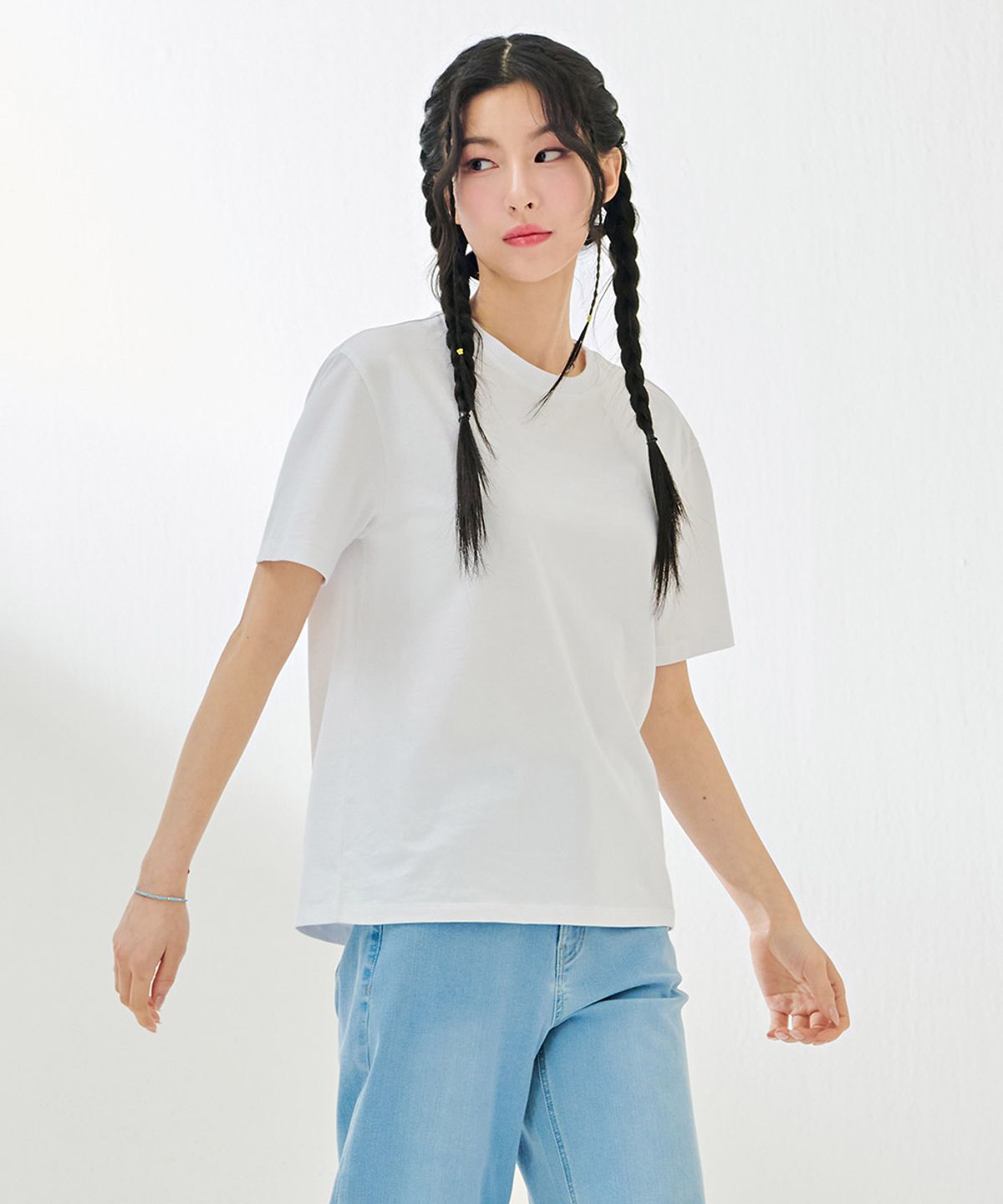 체이스컬트(CHASECULT) 2PACK 세미오버 반팔 티셔츠-DDZU8289A11